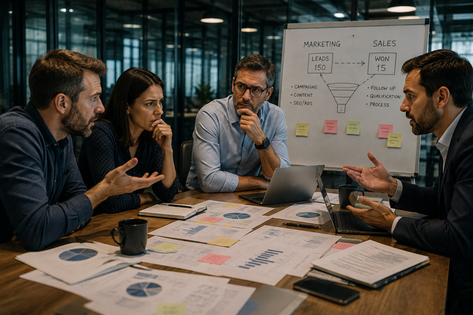 Marketing i sprzedaż grają do różnych bramek – gdzie naprawdę leży problem